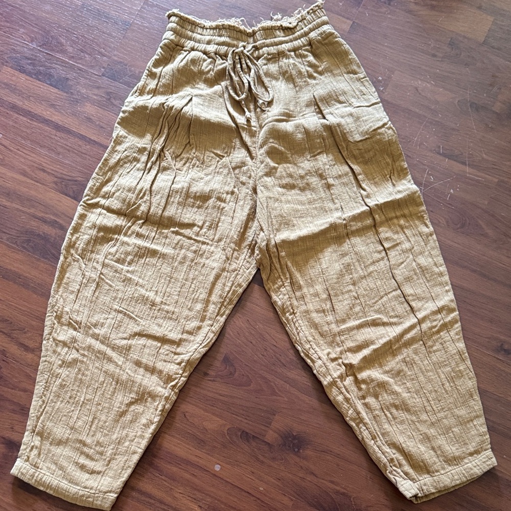 Free People Tan Joggers